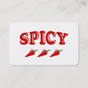 SPICY BUSINESS CARD