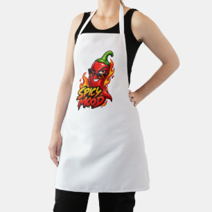 Spicy Chilli Pepper Kitchen Apron – Bold Hot Peppe
