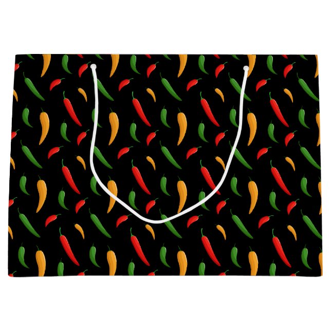 Spicy Chilli Peppers Gift Bag (Front)