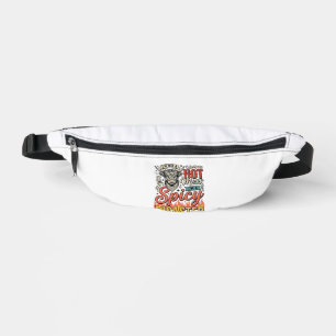 Spicy Disaster Highland Cow Vintage Western Shirt Bum Bags