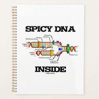 Spicy DNA Inside Molecular Biology Geek Humour Planner