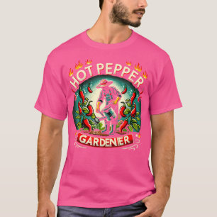 Spicy Food Lover Chilli Peppers Chef Spice Scovill T-Shirt