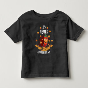 Spicy Hot and Spicy Chili Red Pepper Toddler T-Shirt