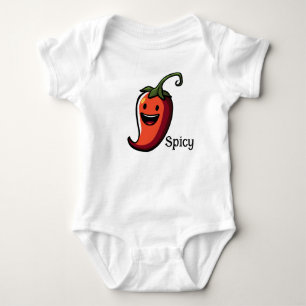 Spicy Hot Pepper Baby Bodysuit