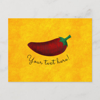 Spicy Hot Southwest Chilli Pepper Postcard