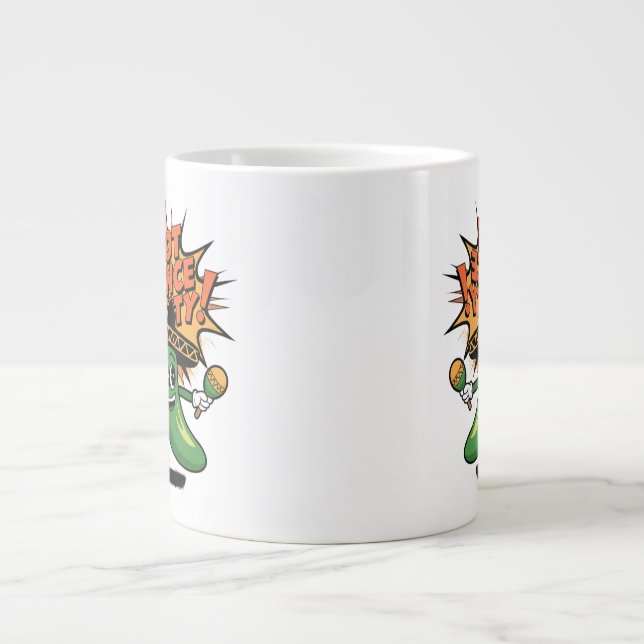 Spicy Jalapeño Fiesta 03 Large Coffee Mug (Front)