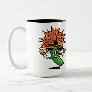 Spicy Jalapeño Fiesta 03 Two-Tone Coffee Mug