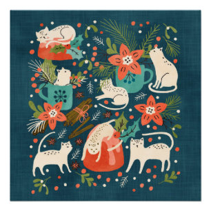 Spicy Kittens Poster