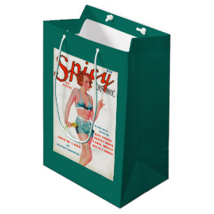 Spicy Magazine Cover Medium Gift Bag