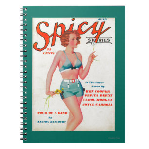 Spicy Magazine Cover Notebook