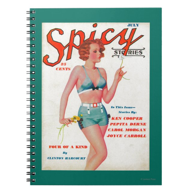 Spicy Magazine Cover Notebook (Front)