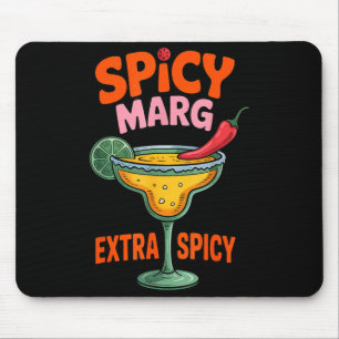Spicy marg extra cinco de mayo summer pub bar mouse mat