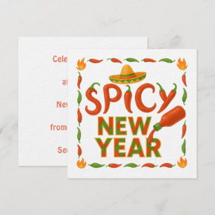 Spicy New Year Invitation