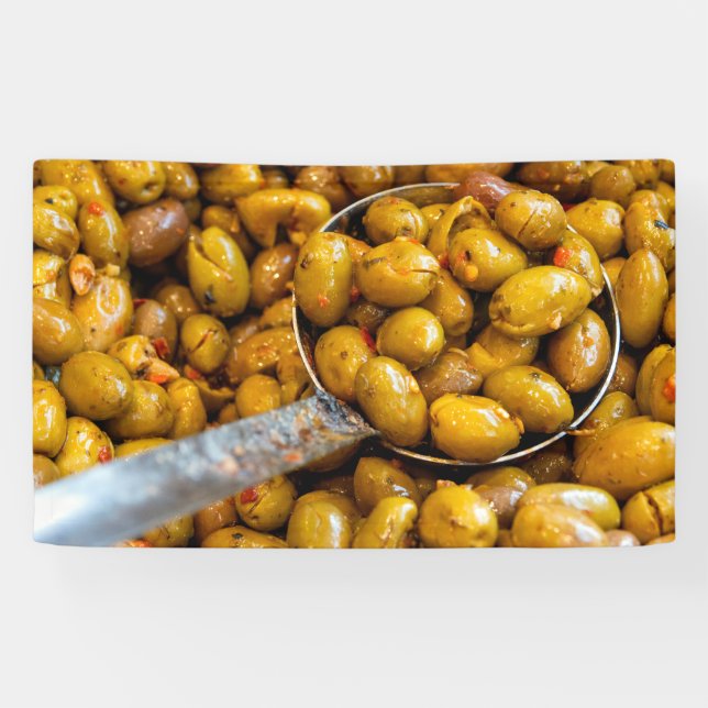 Spicy Nocellara Etnea olives Banner (Horizontal)