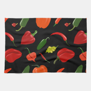 Spicy Peppers Kitchen Towel