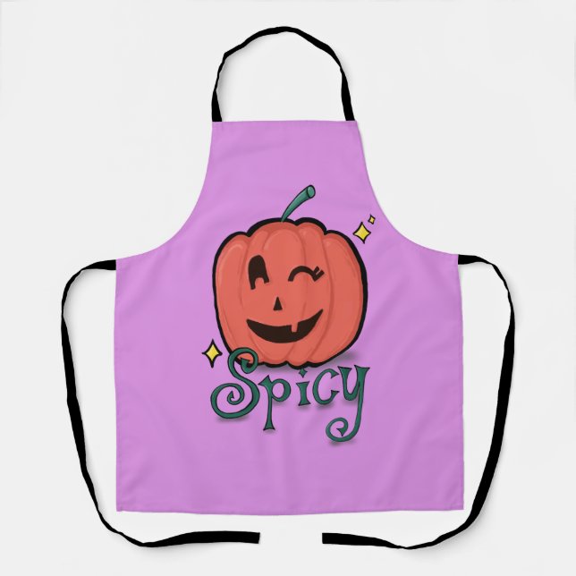Spicy Pumpkin Spice Apron (Front)