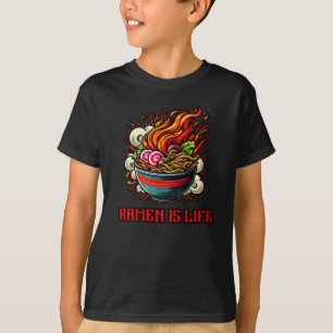 Spicy Ramen Japanese Noodle Street Art T-Shirt