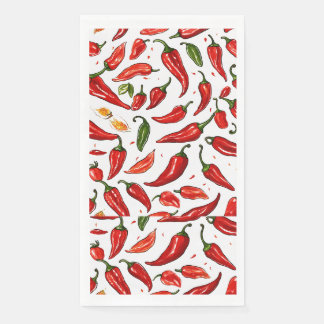  "Spicy Red Chilli Paper Napkins" Napkin