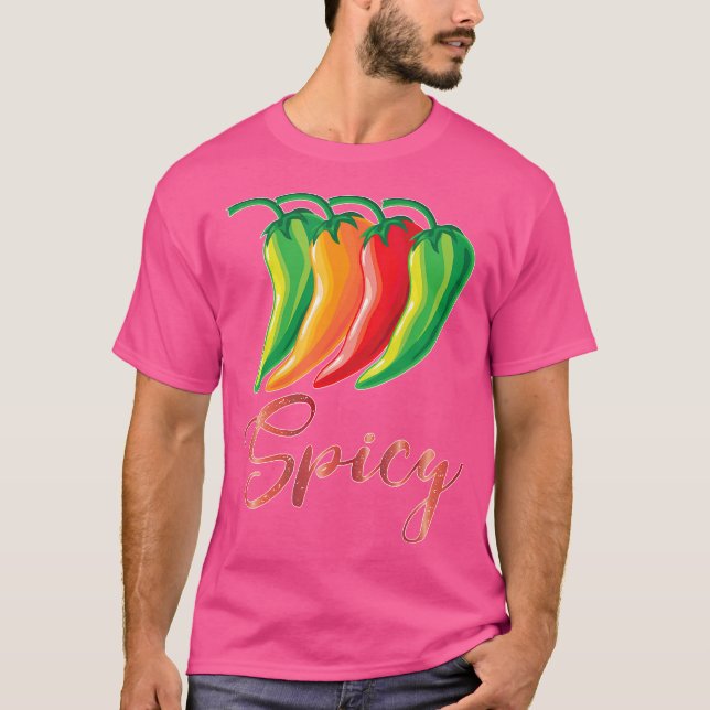 Spicy Shirt Hot And Spicy Pepper (Front)
