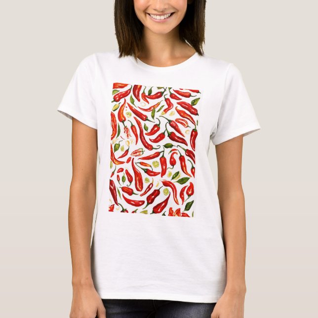 Spicy Style: Red Chilli Women's T-Shirt (Front)