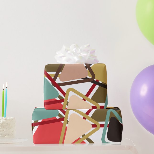 Spicy Triangles  Wrapping Paper (Party Gifts)