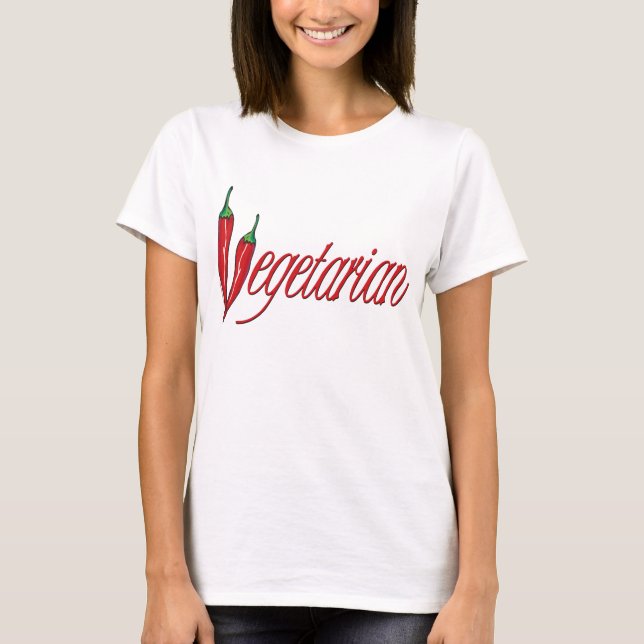 Spicy Vegetarian T-Shirt (Front)