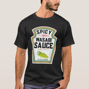 Spicy Wasabi Sauce Halloween Costume Matching Coup T-Shirt