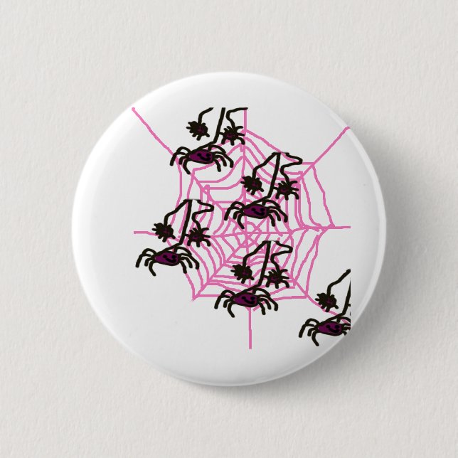 Spideeze 6 Cm Round Badge (Front)