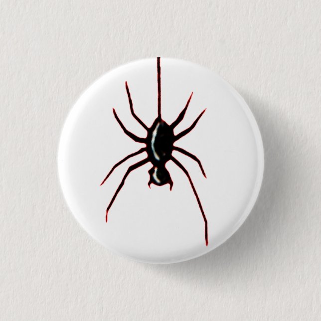 Spider 3 Cm Round Badge (Front)