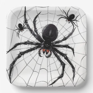 Spider 4-4 Series Cardboard Plates
