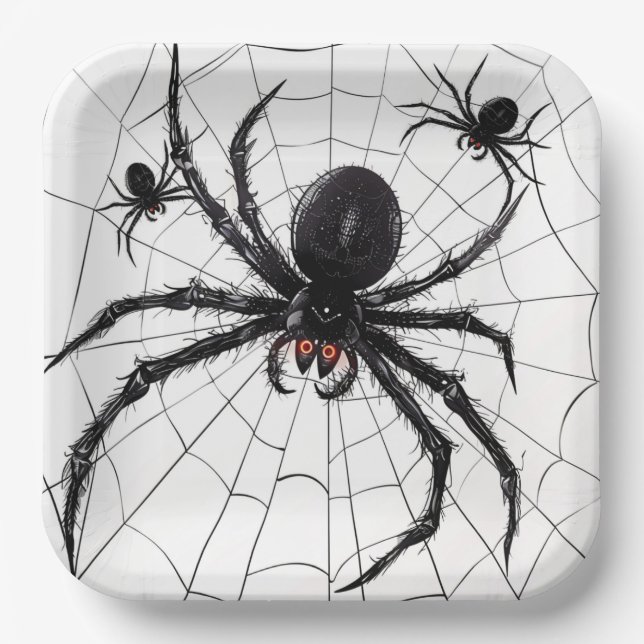 Spider 4-4 Series Cardboard Plates (Front)