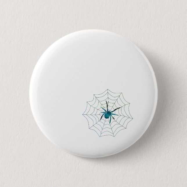 Spider 6 Cm Round Badge (Front)