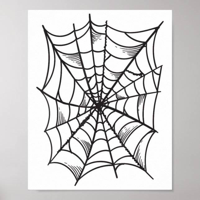 Spider And Spider Web Costume _ Halloween Easy Gif Poster (Front)