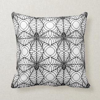 Spider and Web Cushion