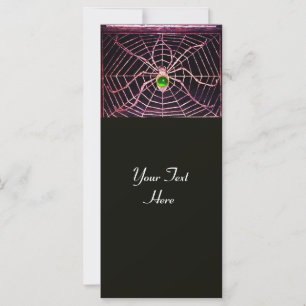 SPIDER AND WEB Green Emerald Black