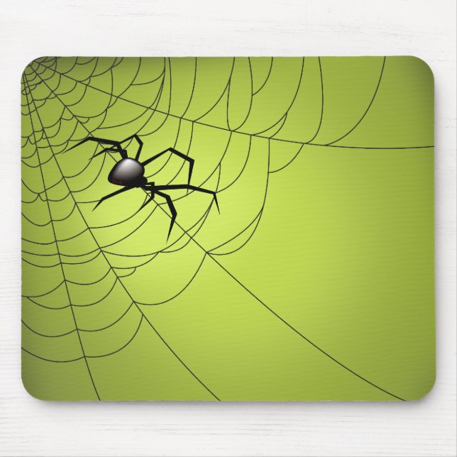 Spider and Web Mouse Mat (Front)