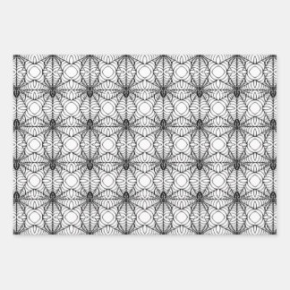 Spider and Web Wrapping Paper Sheet