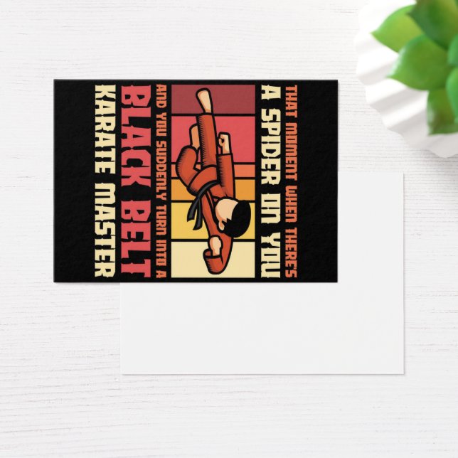 Spider Black Belt Karate Master (Desk)