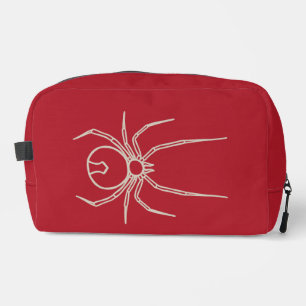 Spider - Blood Red and Bone White Dopp Kit