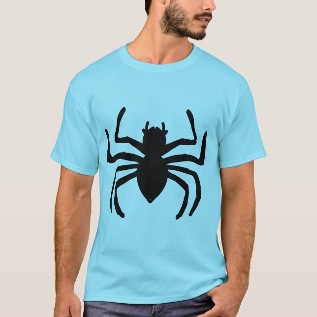 Spider blue  T-Shirt (Front)