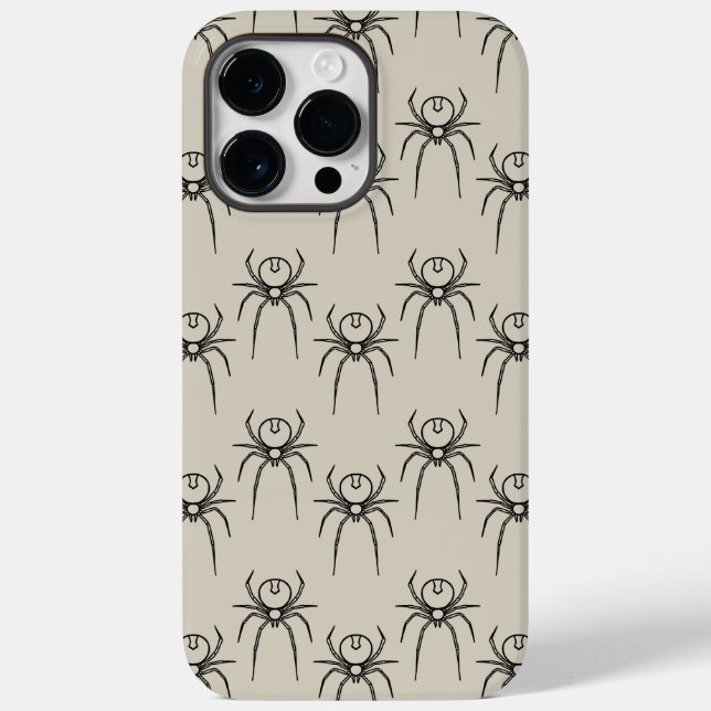 Spider - Bone White and Bat Black Case-Mate iPhone Case (Back)