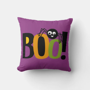 Spider BOO Halloween Cushion