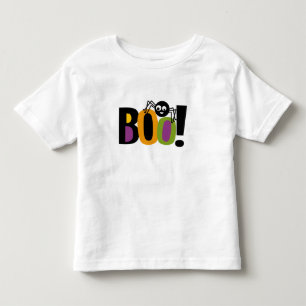 Spider BOO Halloween Toddler T-Shirt