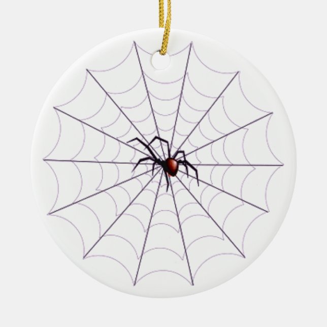 Spider Ceramic Tree Decoration (Front)