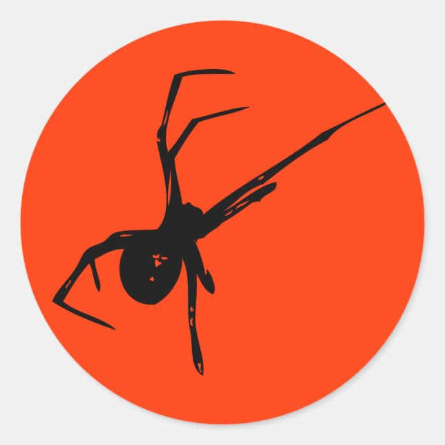 Spider Classic Round Sticker (Front)
