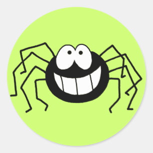 Spider Classic Round Sticker