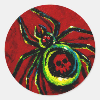 Spider Classic Round Sticker