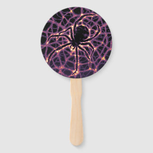 Spider Cosmic Web, Halloween Galaxy of Horrors Hand Fan