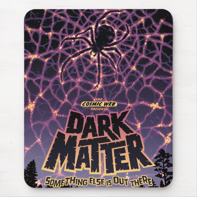 Spider Cosmic Web, Halloween Galaxy of Horrors Mouse Mat (Front)