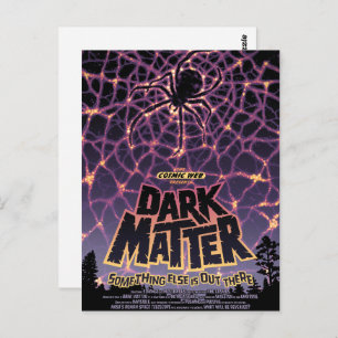 Spider Cosmic Web, Halloween Galaxy of Horrors Postcard